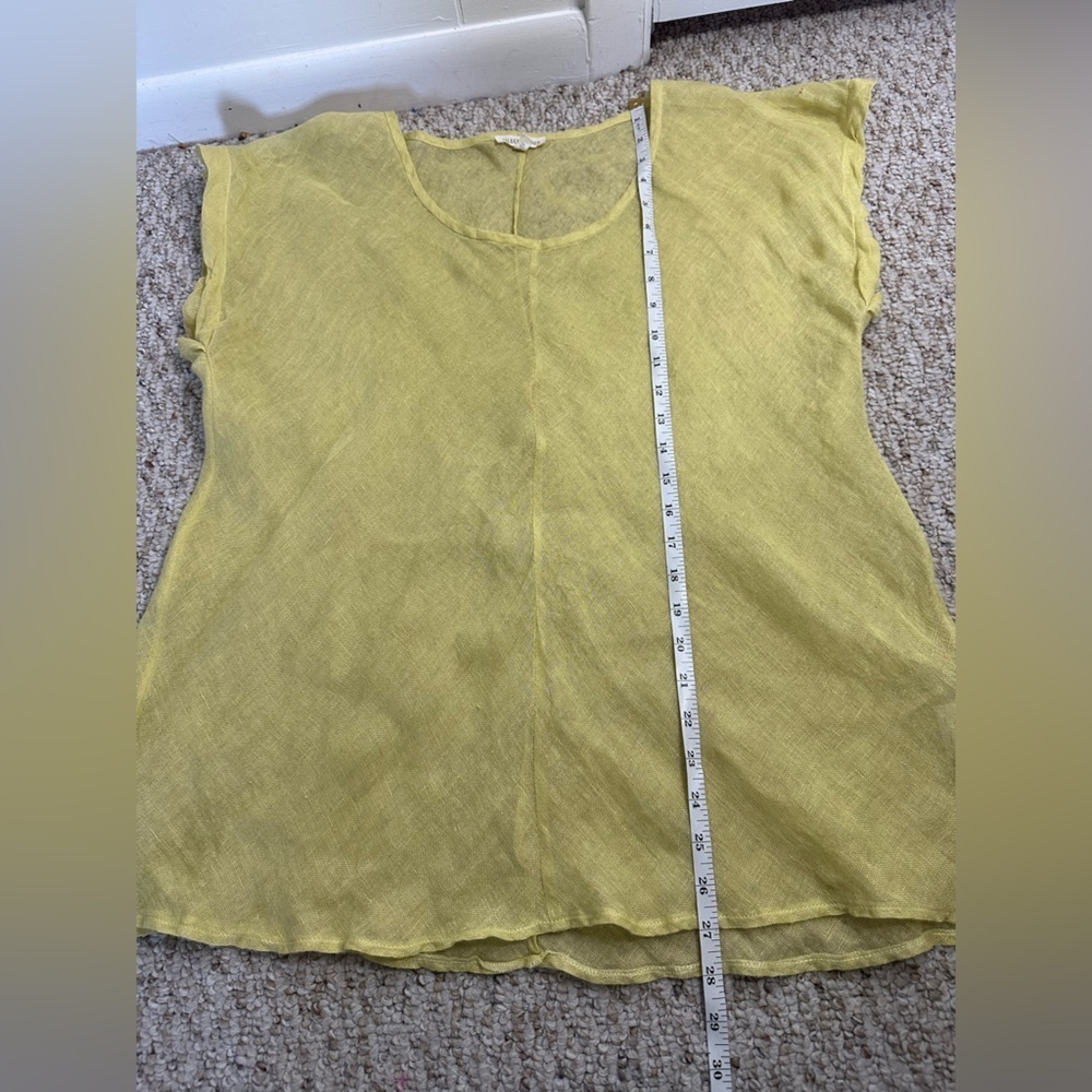 Eileen Fisher Relaxed Top made of 100% linen, size XL. - Picture 6 of 7